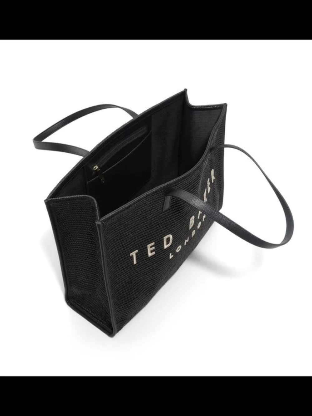 Ted Baker Black Logo Tote Bag NWT